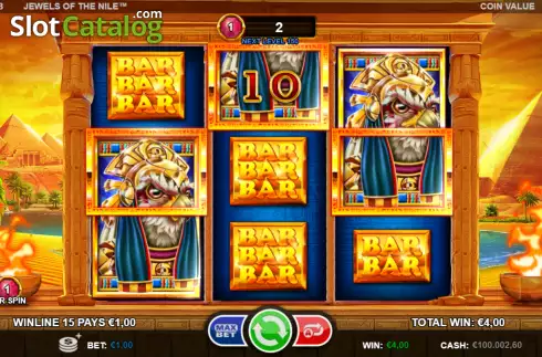 Скрин4. Jewels of the Nile (Games Inc) слот