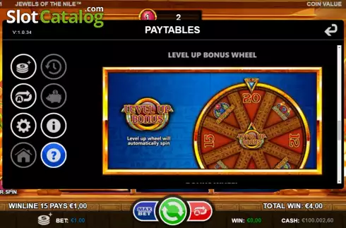 Скрин5. Jewels of the Nile (Games Inc) слот