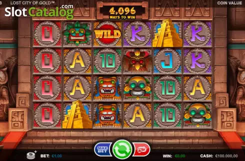 Скрин2. Lost City of Gold (Games Inc) слот