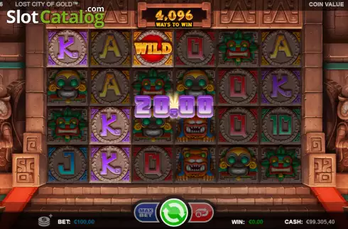 Скрин4. Lost City of Gold (Games Inc) слот