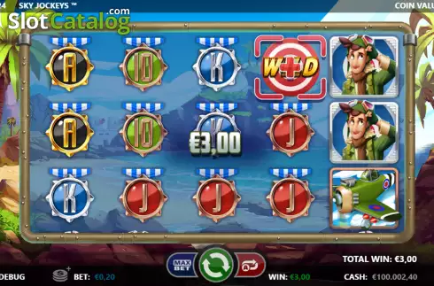 Скрин3. Sky Jockeys слот