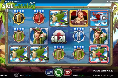 Скрин4. Sky Jockeys слот