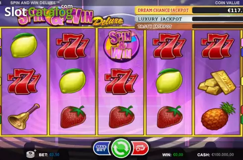 Скрин2. Spin and Win Deluxe (Games Inc) слот