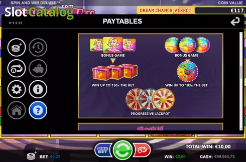 Скрин7. Spin and Win Deluxe (Games Inc) слот