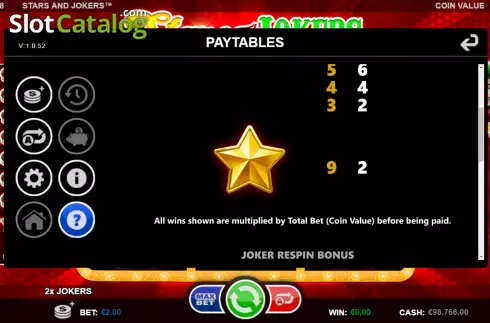 Скрин6. Stars and Jokers слот