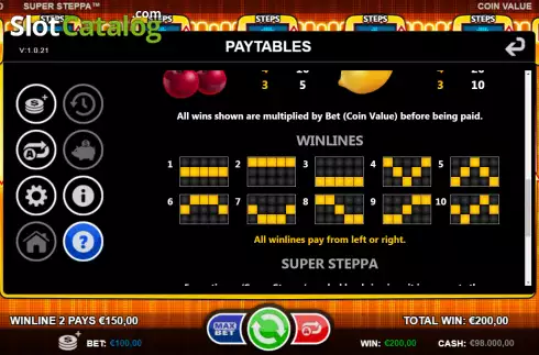 Скрин7. Super Steppa слот