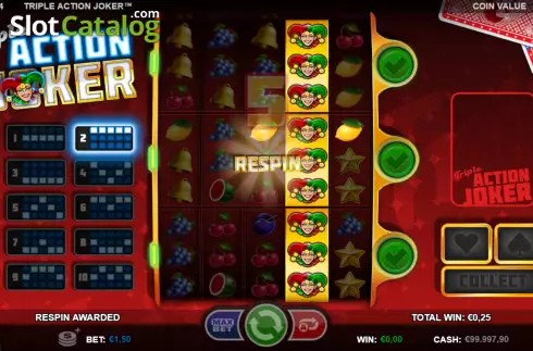 Скрин3. Triple Action Joker слот