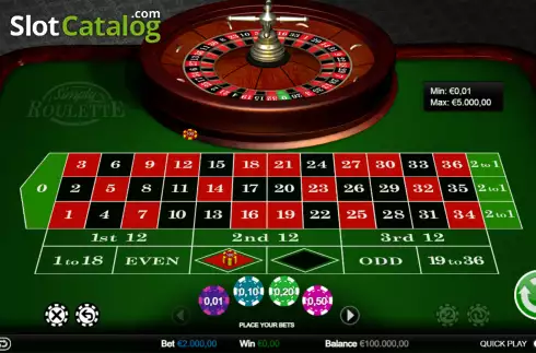 Скрин2. Simply Roulette слот