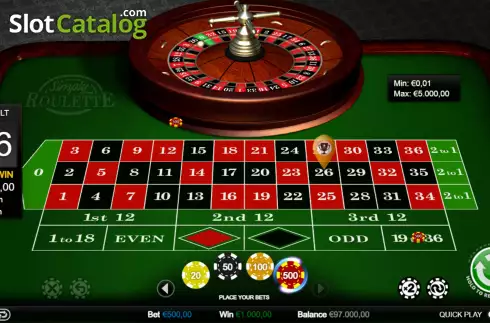 Скрин4. Simply Roulette слот