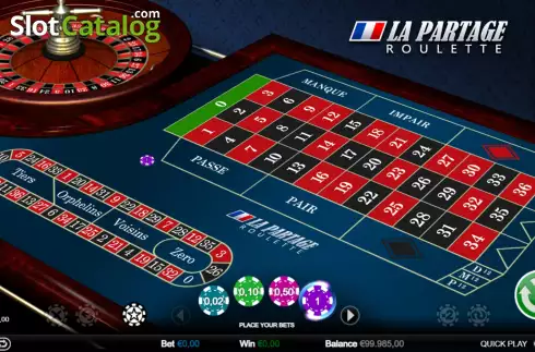 Скрин2. La Partage Roulette (Games Inc) слот