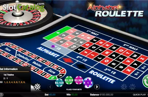 Скрин2. Alphabet Roulette слот