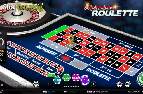 Скрин3. Alphabet Roulette слот