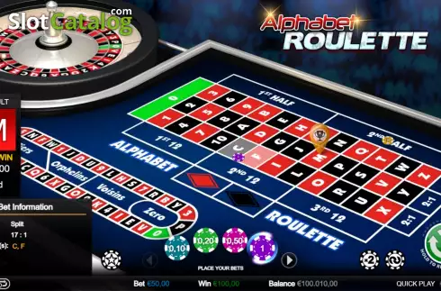 Скрин4. Alphabet Roulette слот