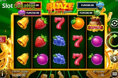 Скрин2. Burning Blaze слот