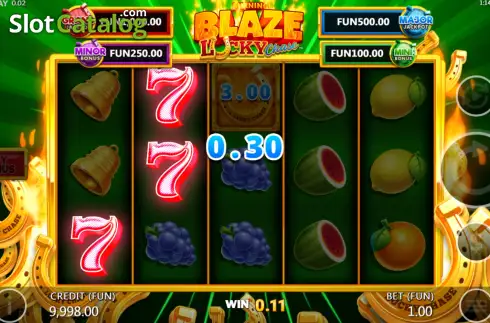 Скрин3. Burning Blaze слот