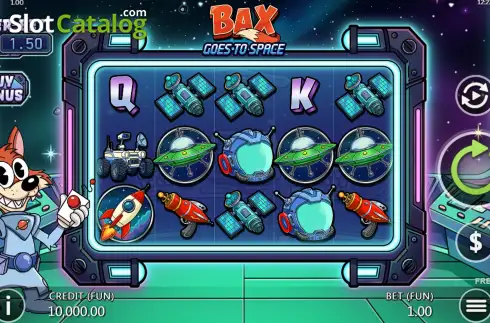 Скрин2. Bax Goes To Space слот