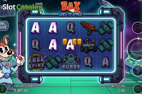 Скрин3. Bax Goes To Space слот
