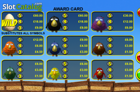 Скрин3. Birdz (Games Warehouse) слот