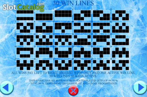 Скрин3. Frozen Fruits (Games Warehouse) слот