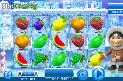 Скрин8. Frozen Fruits (Games Warehouse) слот