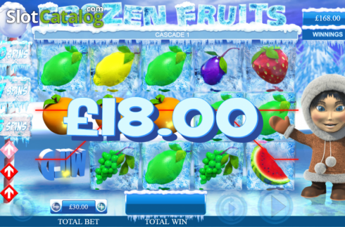 Скрин9. Frozen Fruits (Games Warehouse) слот