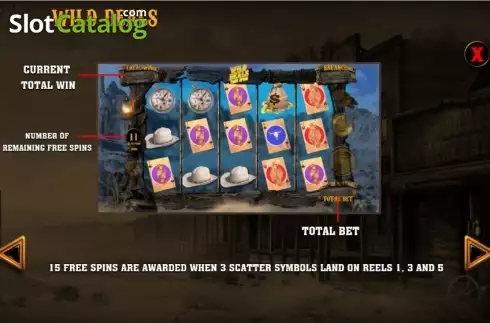 Скрин5. Wild Bandits (Games Warehouse) слот