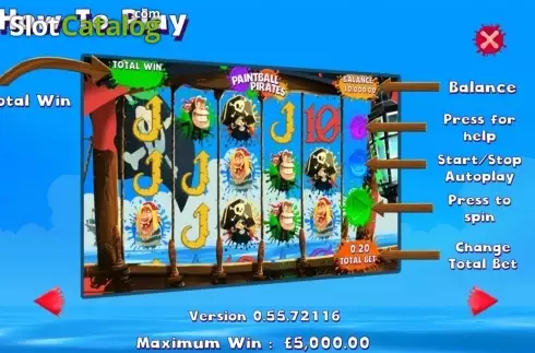 Скрин4. Paintball Pirates слот