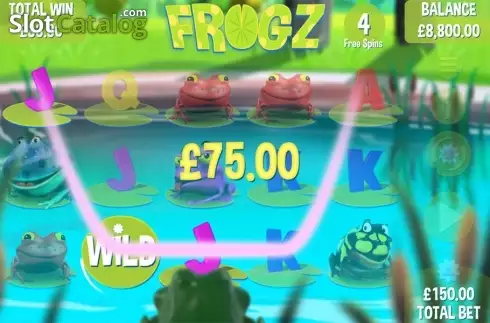 Скрин4. Frogz слот