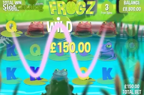 Скрин5. Frogz слот