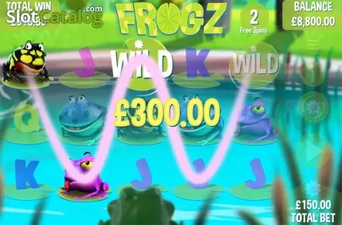 Скрин6. Frogz слот