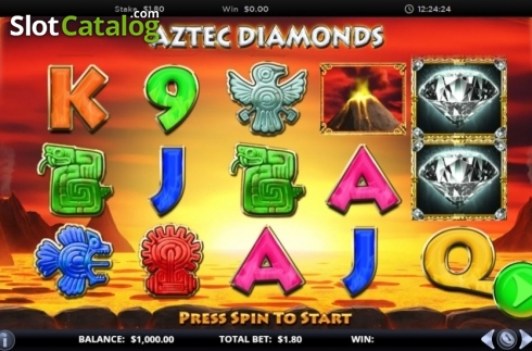 Скрин2. Aztec Diamonds слот