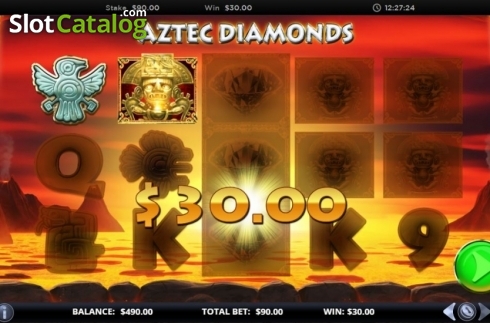 Скрин3. Aztec Diamonds слот