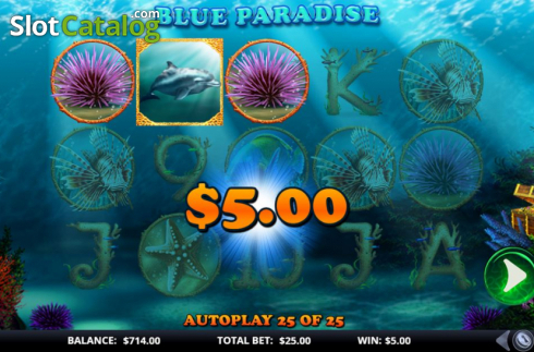 Скрин7. Blue Paradise слот