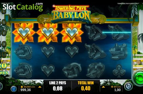 Скрин4. Towering Pays Babylon слот