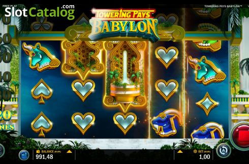Скрин5. Towering Pays Babylon слот