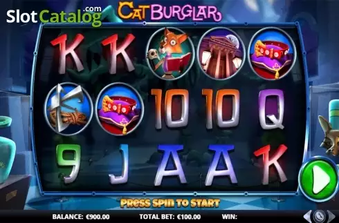 Скрин2. Cat Burglar слот