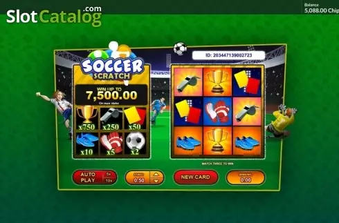 Скрин2. Soccer Scratch (GamesOS) слот