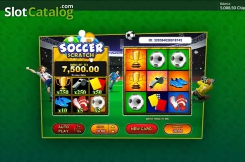 Скрин3. Soccer Scratch (GamesOS) слот