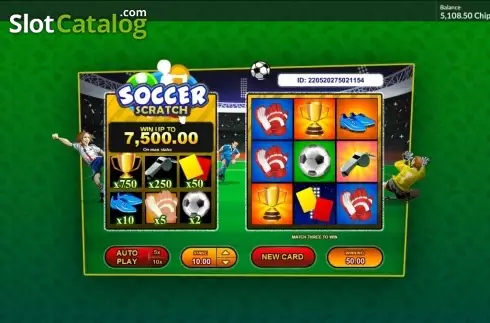 Скрин4. Soccer Scratch (GamesOS) слот