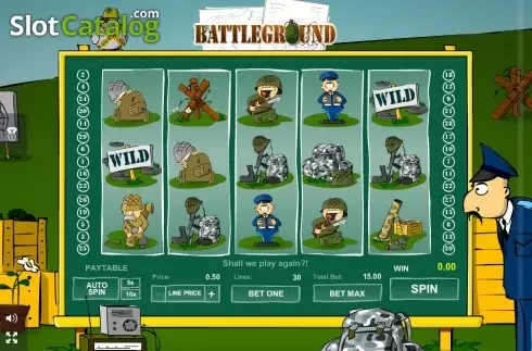 Скрин2. Battleground Spins слот