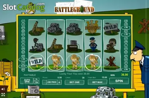 Скрин4. Battleground Spins слот