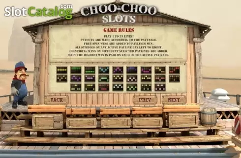 Скрин6. Choo-Choo Slots слот