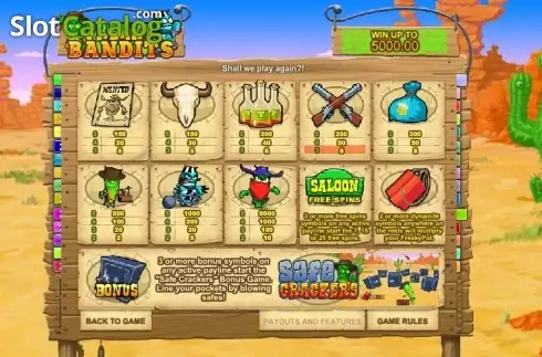 Скрин5. Freaky Bandits слот