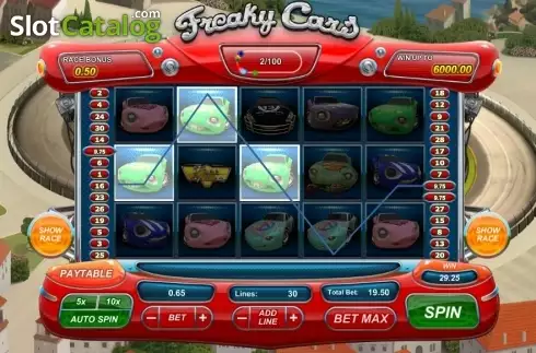 Скрин4. Freaky Cars слот