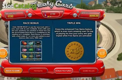 Скрин7. Freaky Cars слот