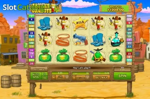 Скрин2. Freaky Cowboys слот