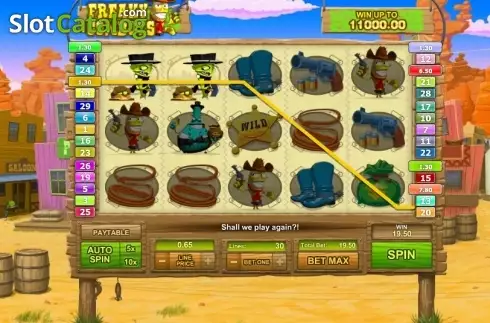 Скрин3. Freaky Cowboys слот