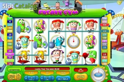 Скрин3. Freaky Gym слот