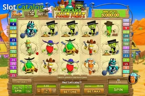 Скрин2. Freaky Wild West слот