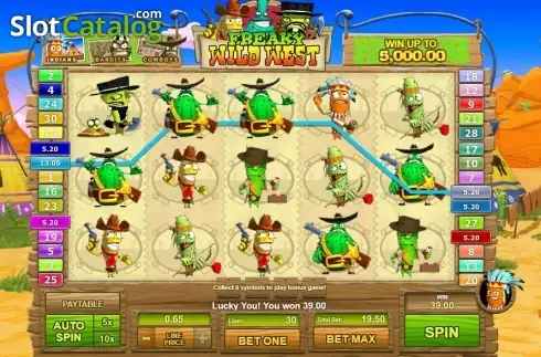 Скрин3. Freaky Wild West слот